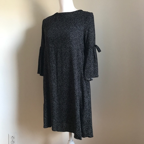 NWT Zara Dress with Frilled Sleeves - Picture 5 of 8